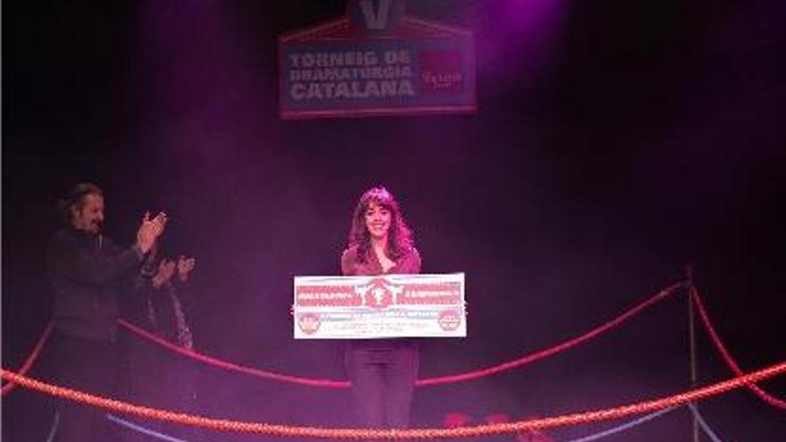 Claudia Cedó es va imposar a Ramon Madaula a la final del V Torneig de Dramatúrgia Catalana.
