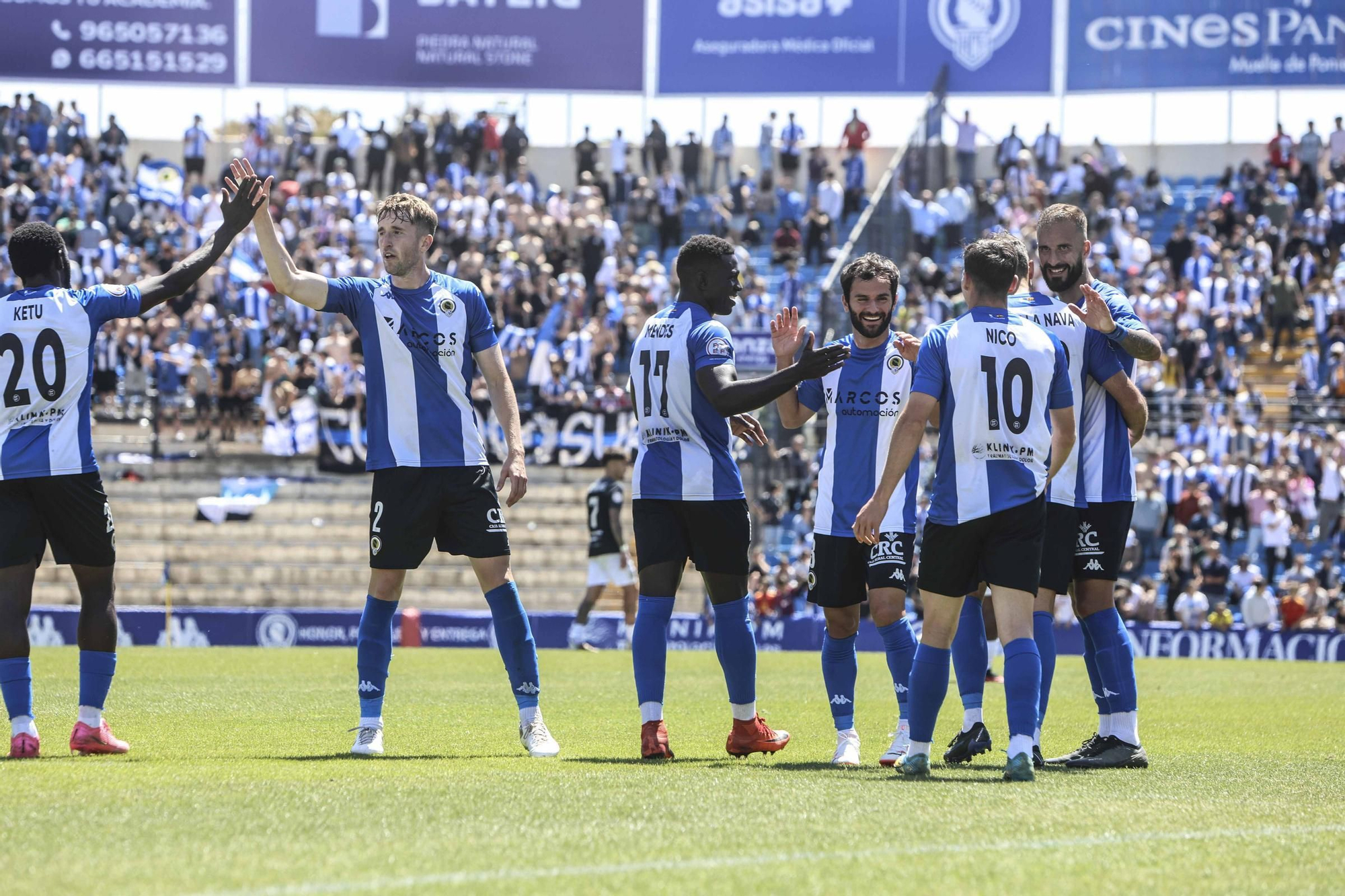 Las imágenes del Hércules CF- Peña Deportiva (5-1)