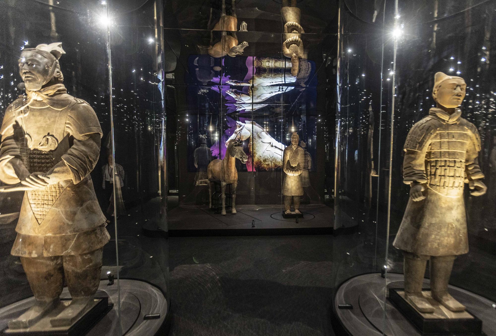 La inauguración de la exposición El legado de las dinastías Qin y Han. Los guerreros de Xian