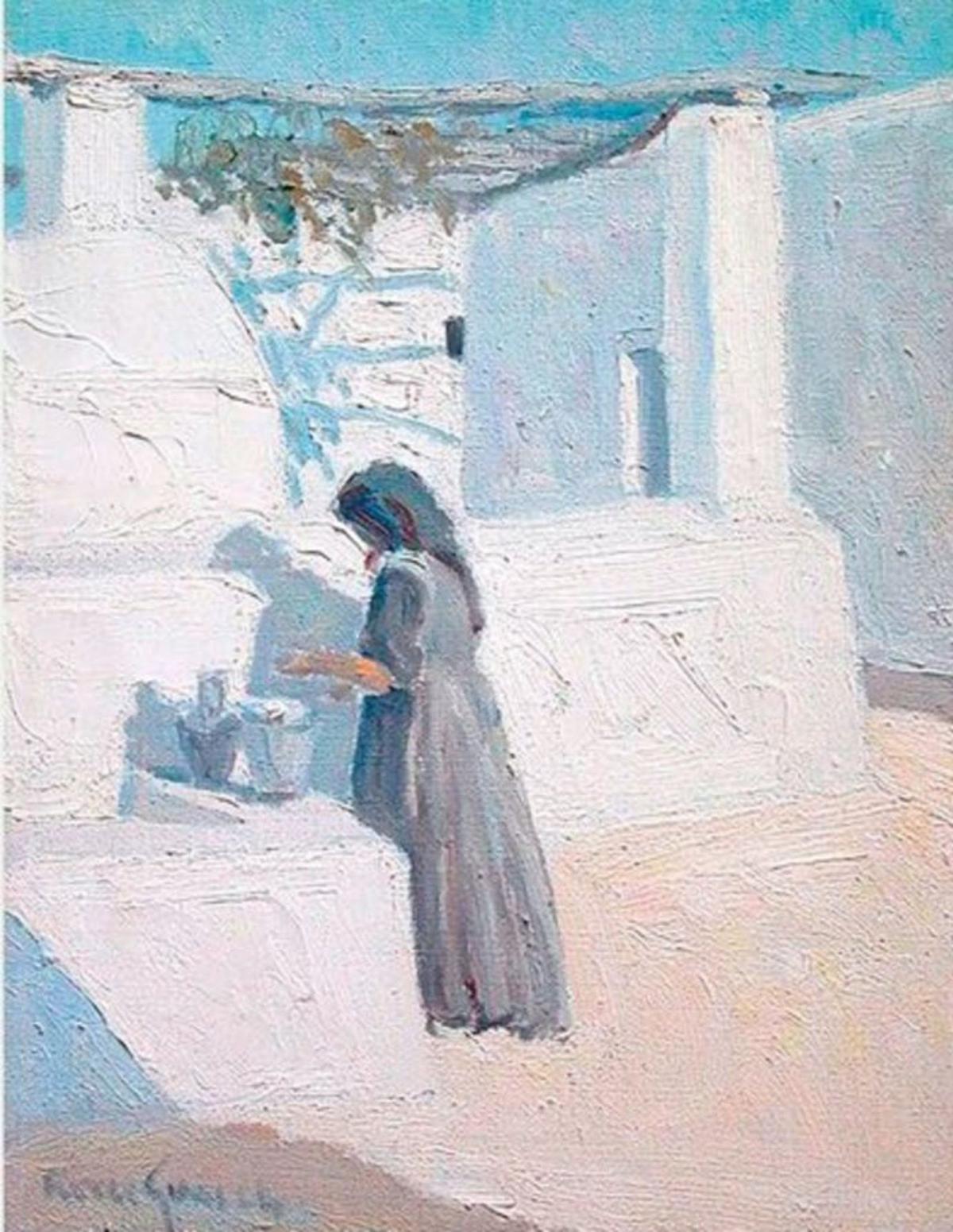 Obras de Ferrer Guasch y Chico Prats que pueden verse en la exposición. | AE