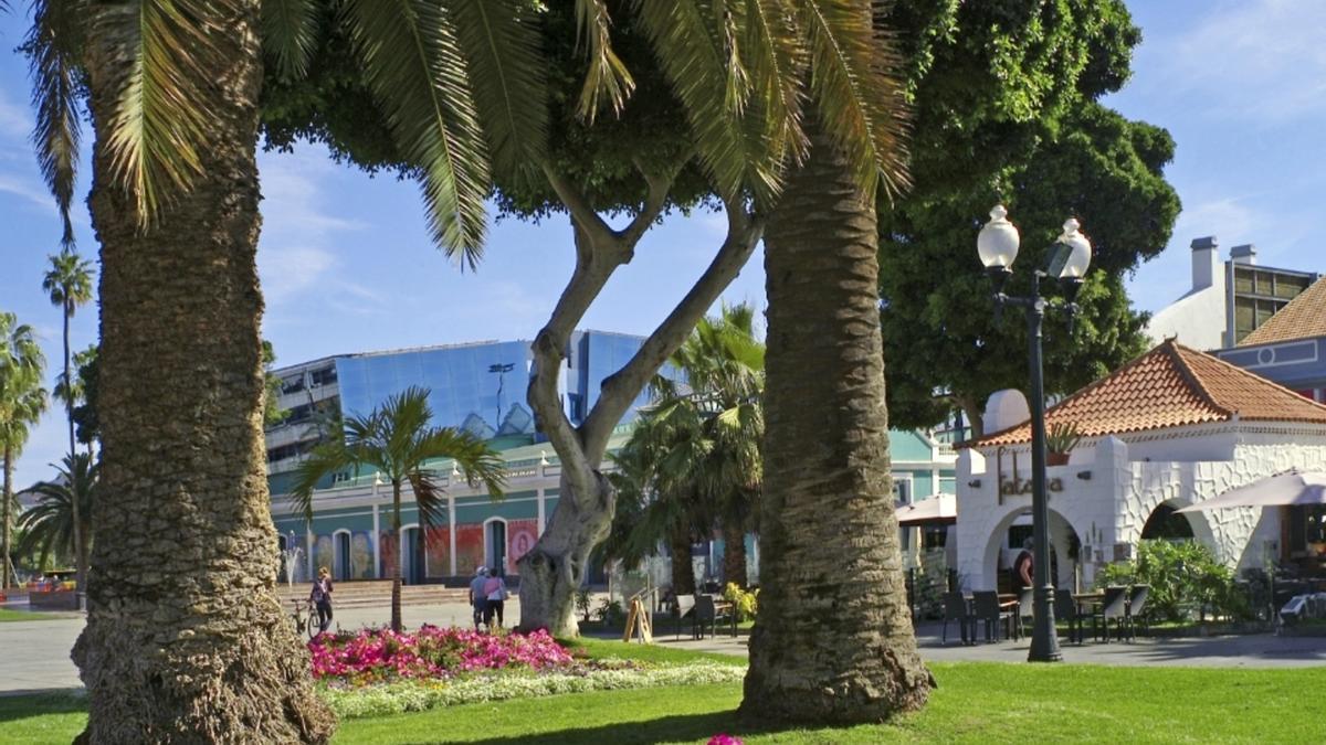 El parque de Santa Catalina, en Las Palmas de Gran Canaria.