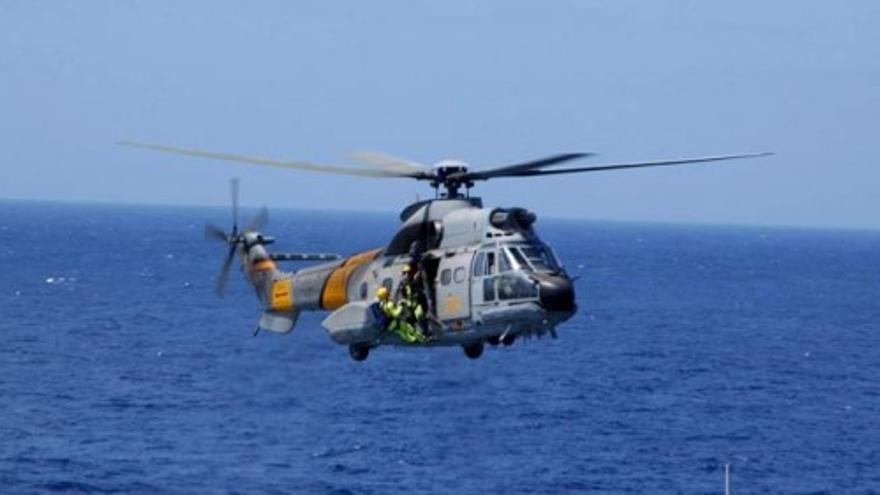 Accidente de un helicóptero militar en aguas de Fuerteventura