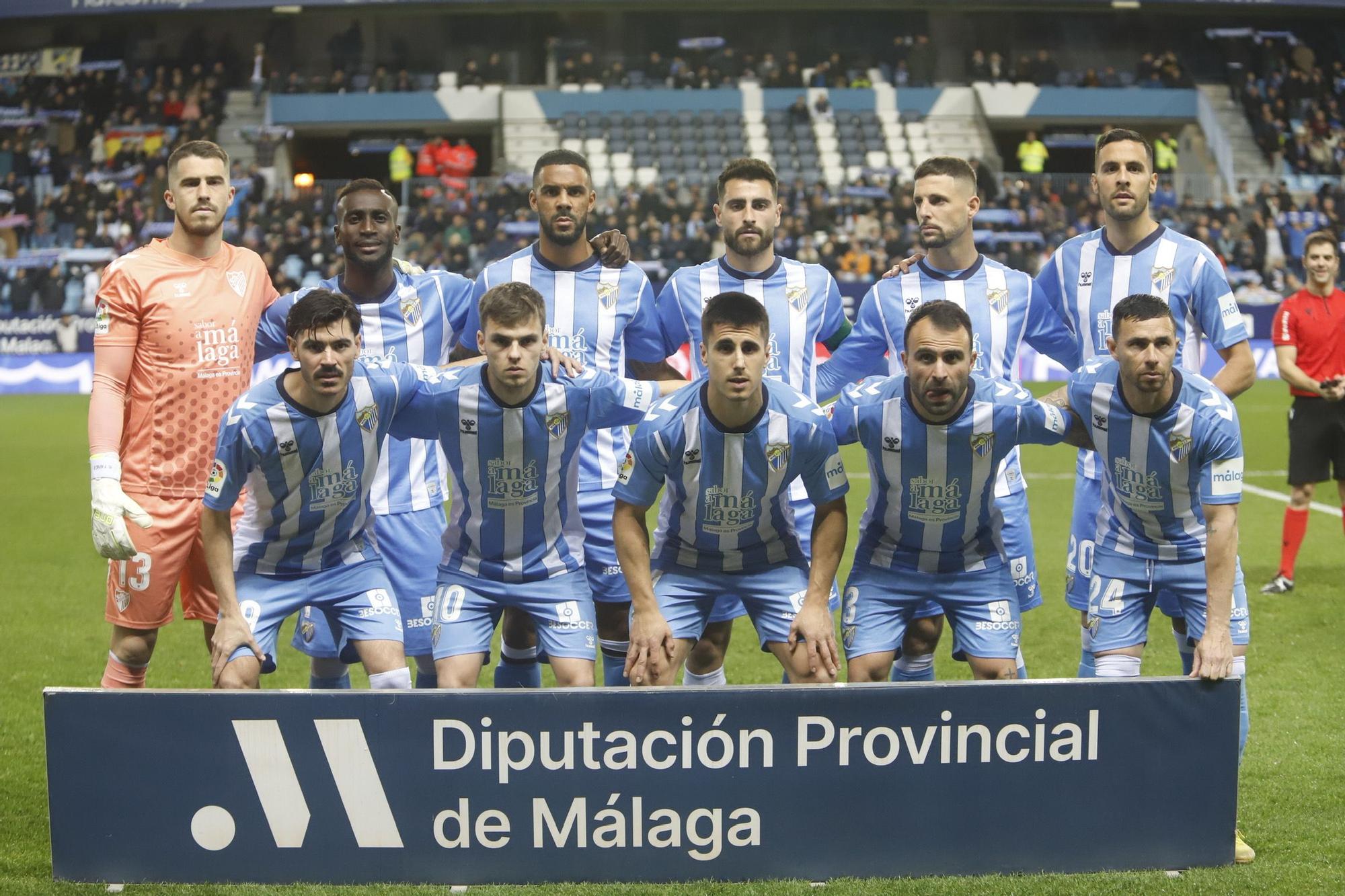 El Málaga CF - Real Oviedo, en imágenes