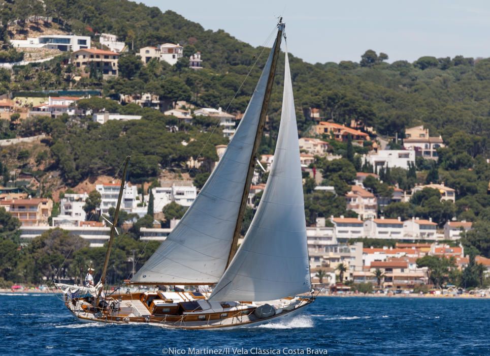 Segona prova de la regata Vela Clàssica Costa Brava