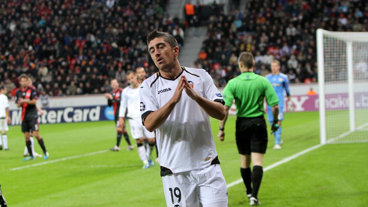 Pablo Hernández un partido con el Valencia CF