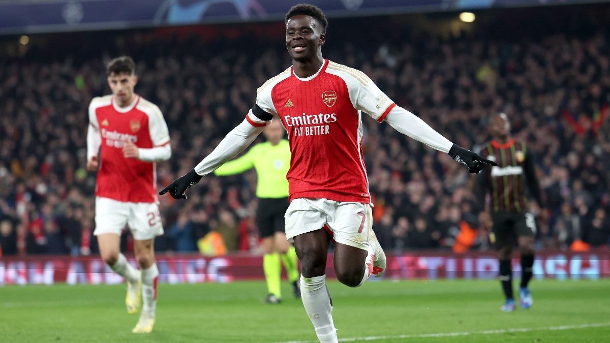 Arsenal - Lens | El gol de Saka