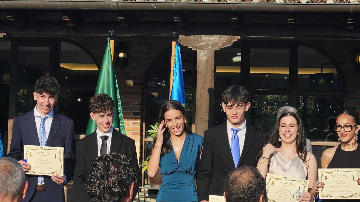 Un momento de la graduación.