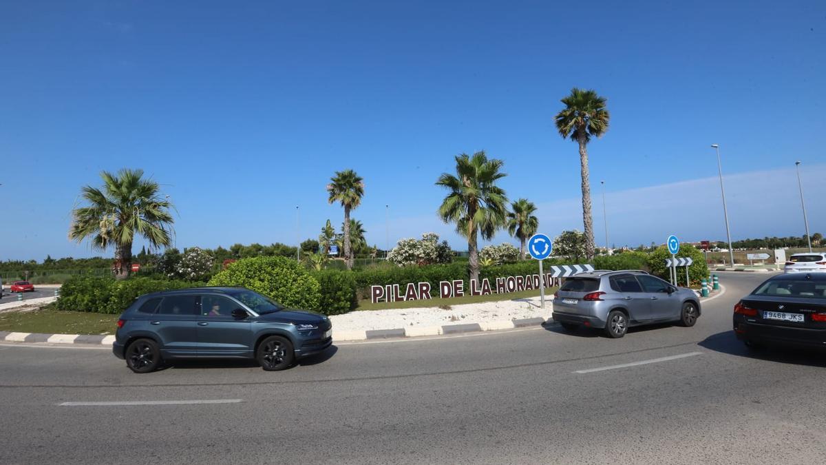 Imagen de la rotonda en la que se ha producido el accidente