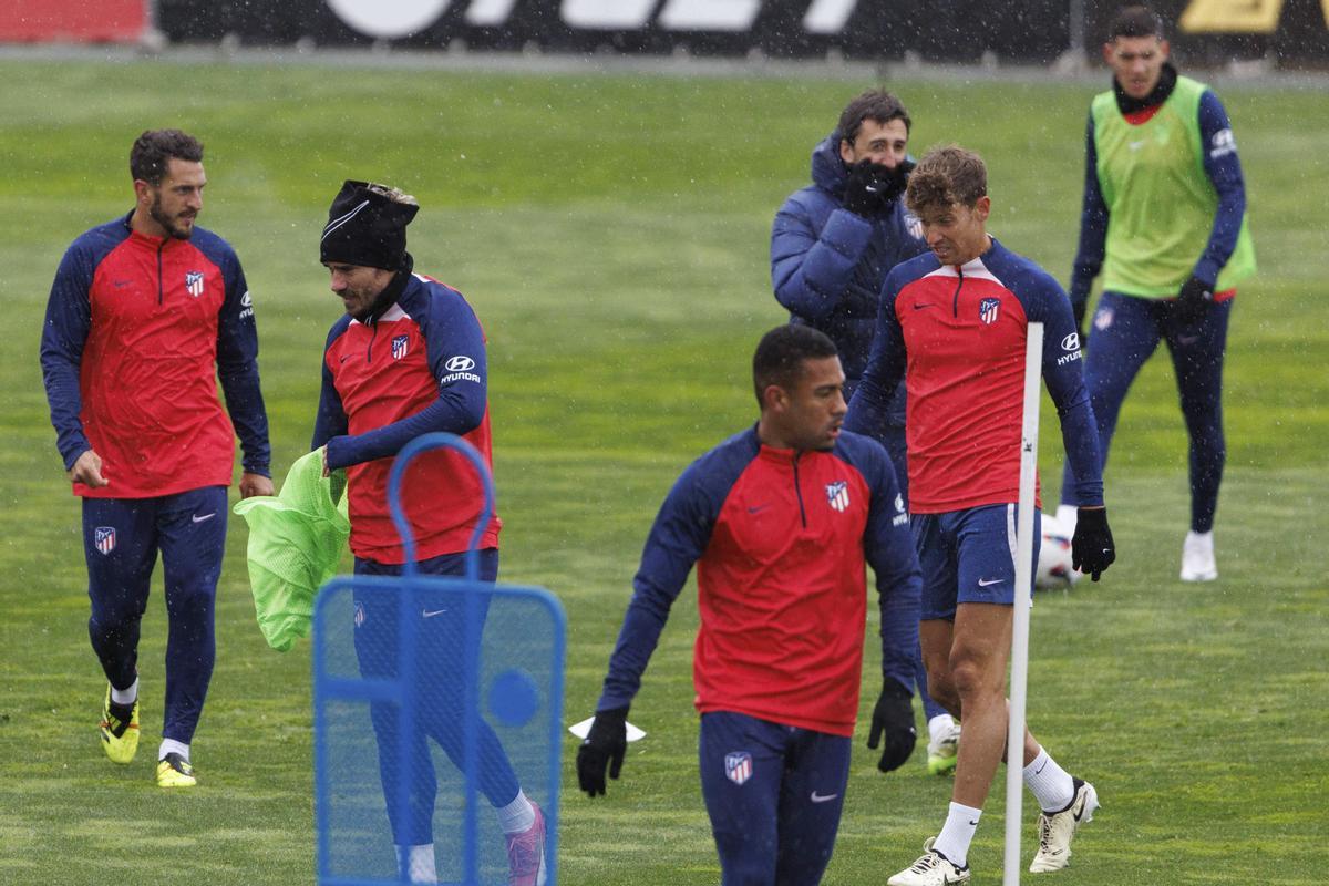 Entrenamiento del Atlético de Madrid