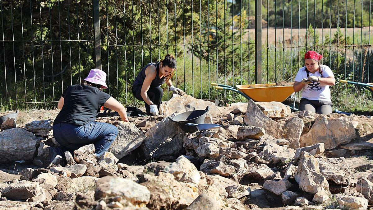 Los trabajos actuales se basan en la consolidación y rastreo de restos.