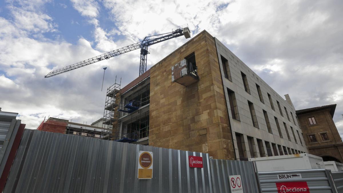 Las obras de reforma de la Agencia Tributaria, en el emblemático convento de Santa Clara.