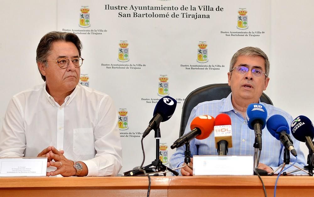 Rueda de prensa de Marco Aurelio Pérez por el Siam Park