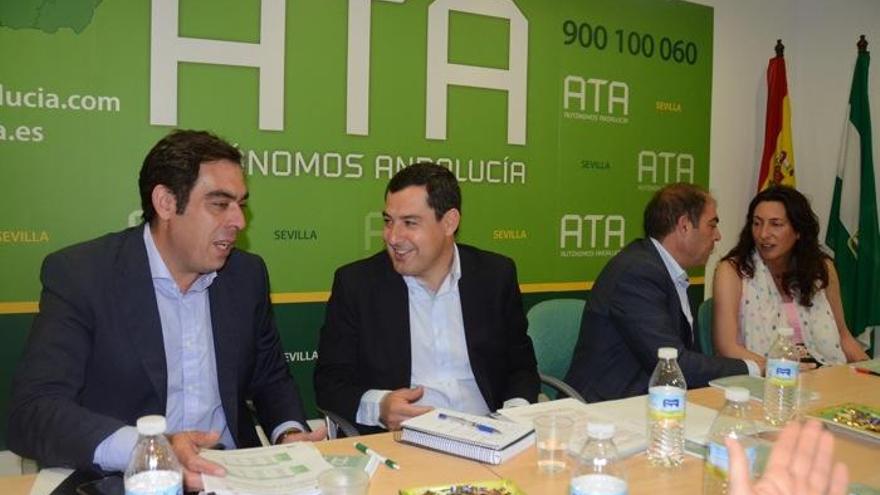 Moreno, durante su reunión con la directiva de la ATA.