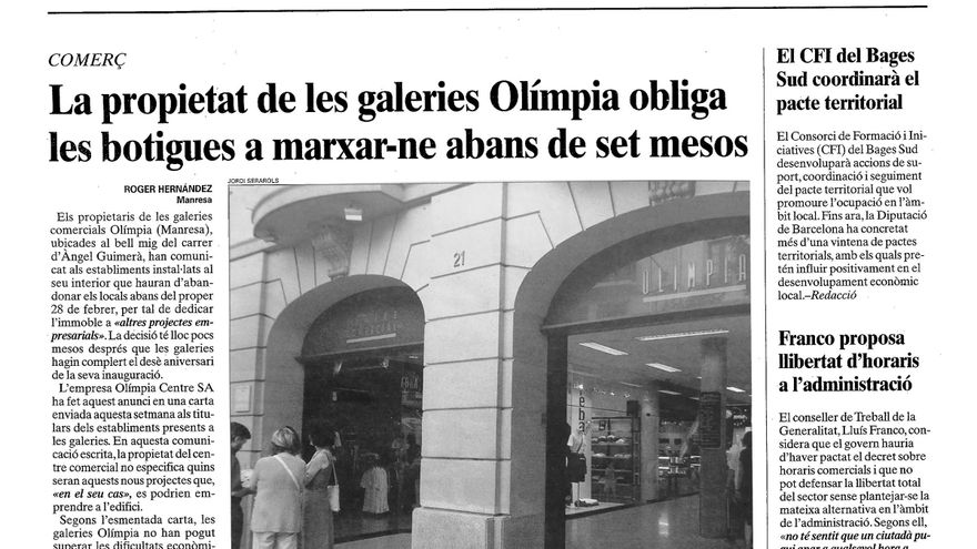 ‘The end’ amarg a les galeries Olímpia
