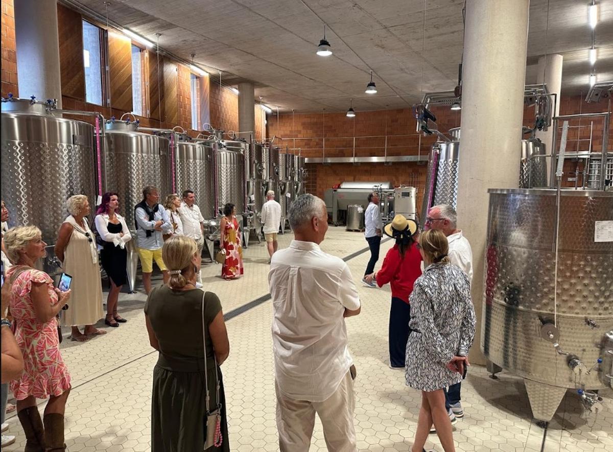 Der Besuch der Bodega Oloron in Alaró war ein gemeinsames Event des Frauen- und Männer-Netzwerkes.