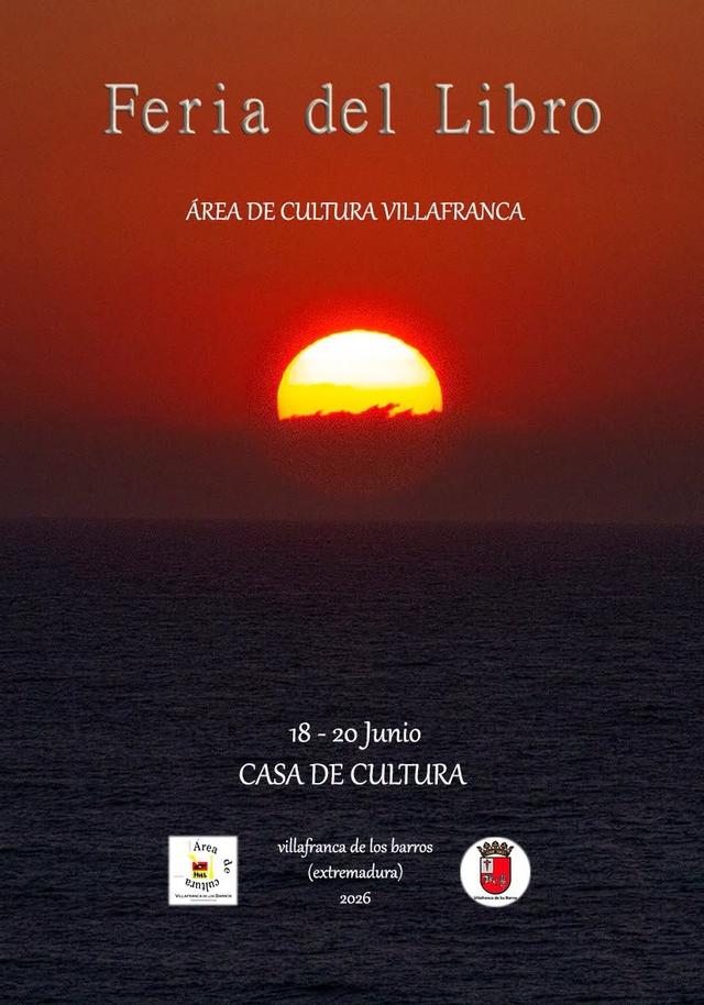 Cartel Feria del Libro de Villafranca de los Barros.