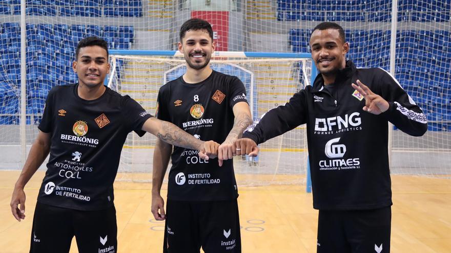 Higor, Cléber y Daniel Airoso ya se ejercitan con el Palma Futsal