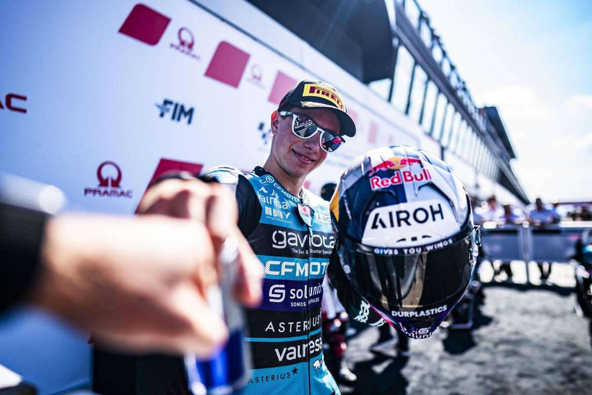 David Alonso, campeón del mundo de Moto3 2024 con el CFMOTO Aspar Team