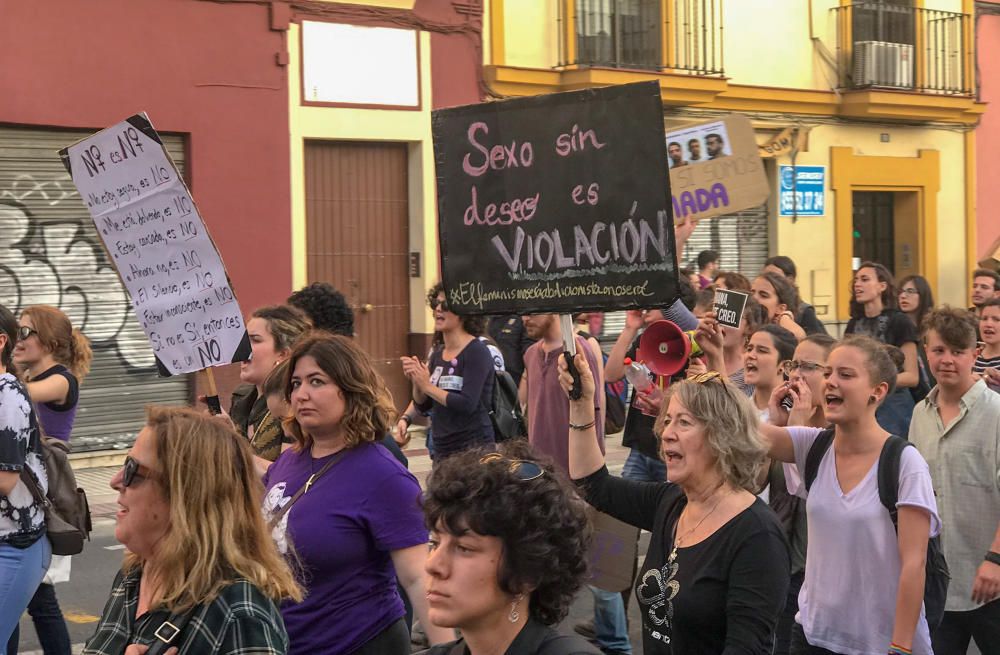 MANIFESTACIÓN EN SEVILLA  TRAS LA SENTENCIA DE ...