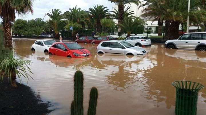 Costa Teguise, inundada