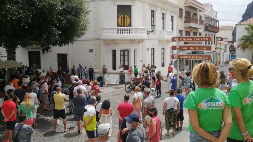Los Silos yields and accepts the transfer of wastewater from Garachico