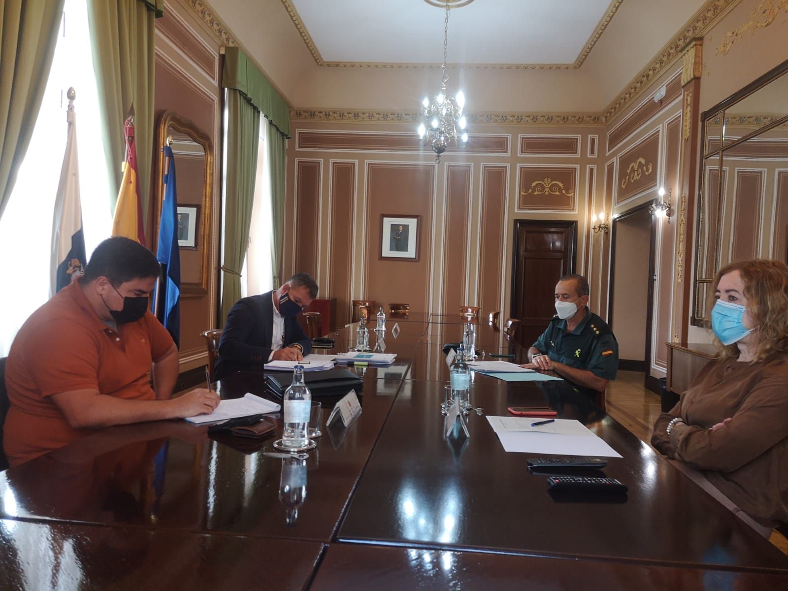 Reuniones de seguridad de Delegación con Mogán y San Bartolomé de Tirajana