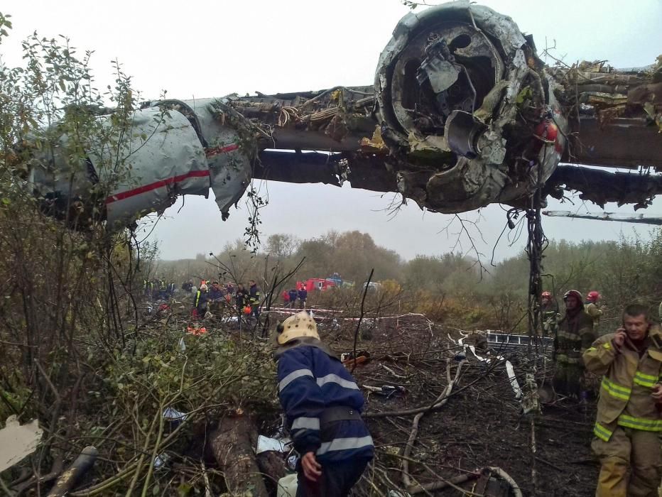 Accidente aéreo en Ucrania de un avión procedente