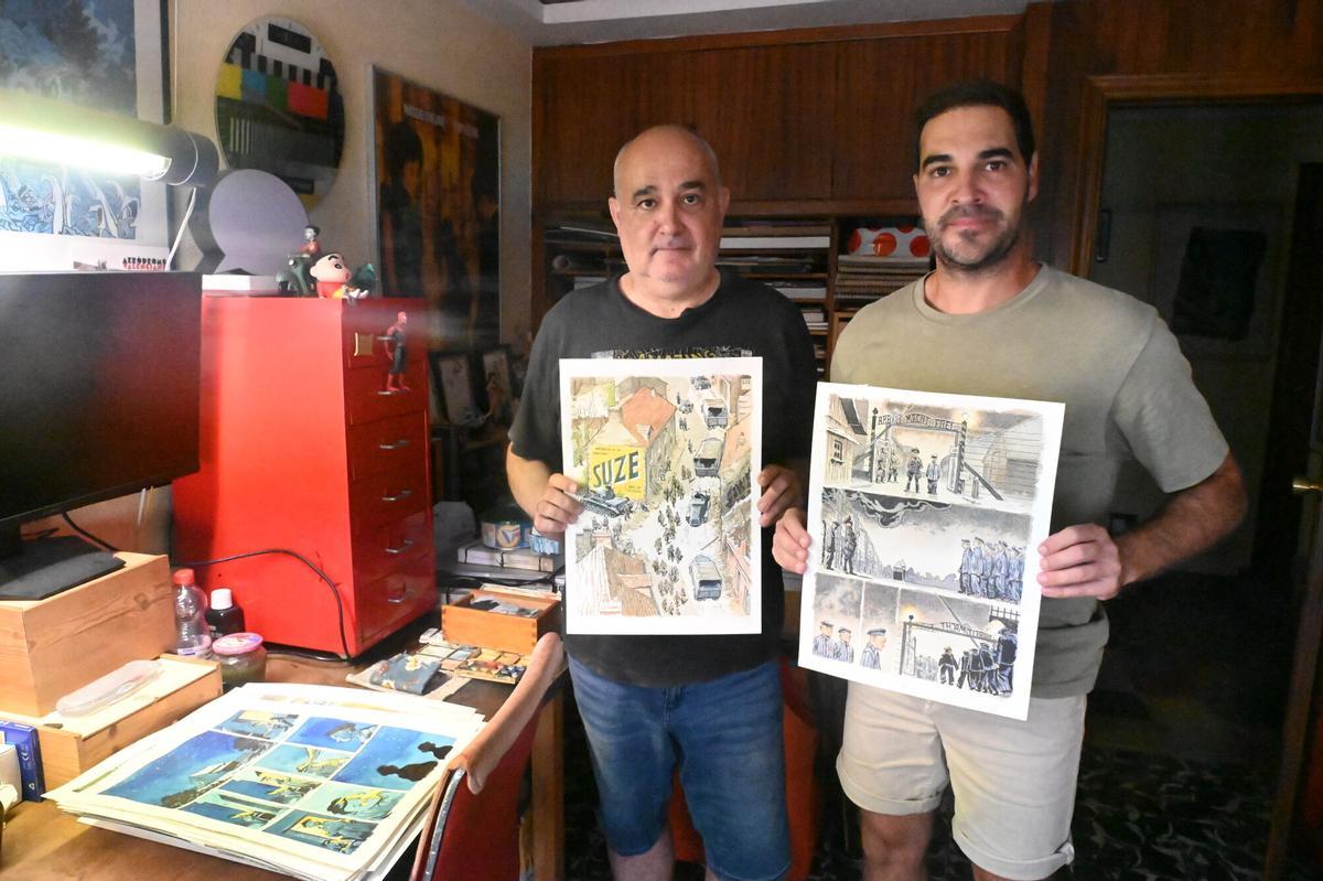 CASTELLON. ENTREVISTA SERGIO MELIA Y OTRO. COMICS