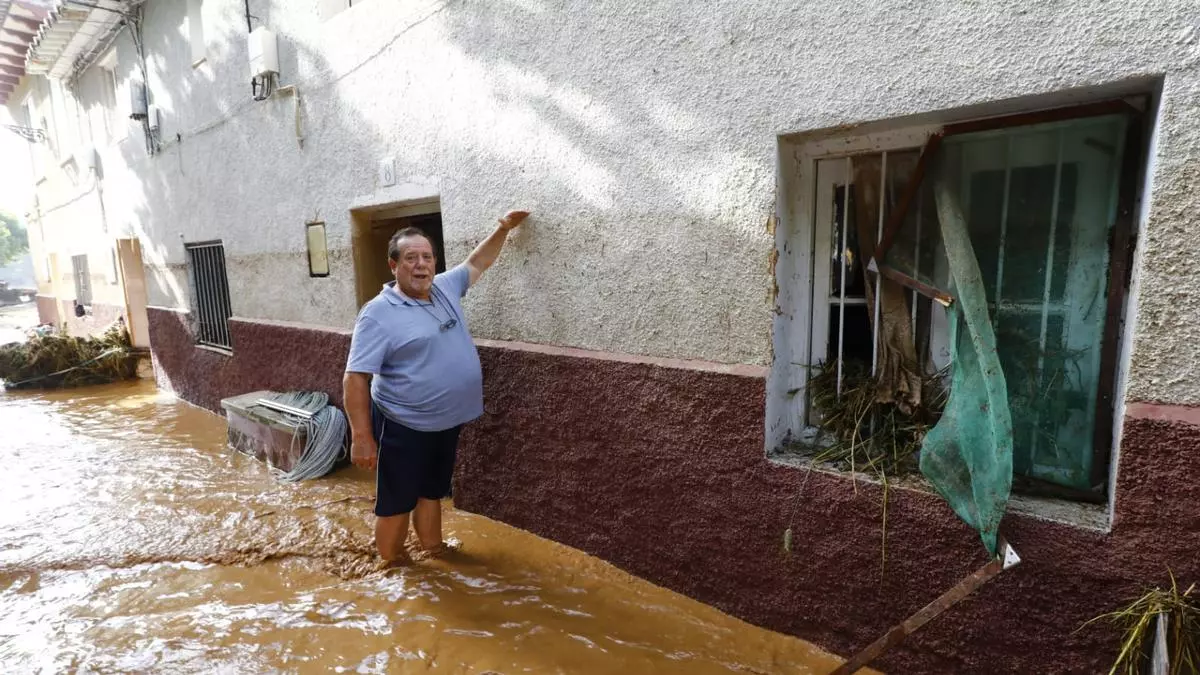 Última hora de las inundaciones en Zaragoza: lluvias torrenciales en Azuara, Letux y Villar y Herrera de los Navarros, en directo