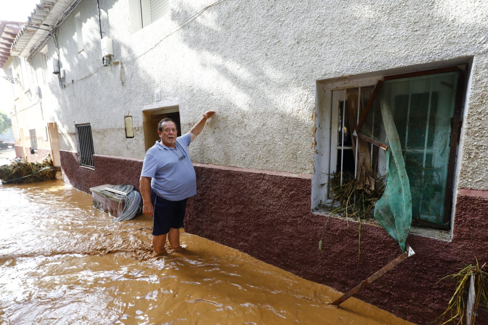 En imágenes | Así ha quedado Azuara tras la fuerte tormenta que causó destrozos este viernes