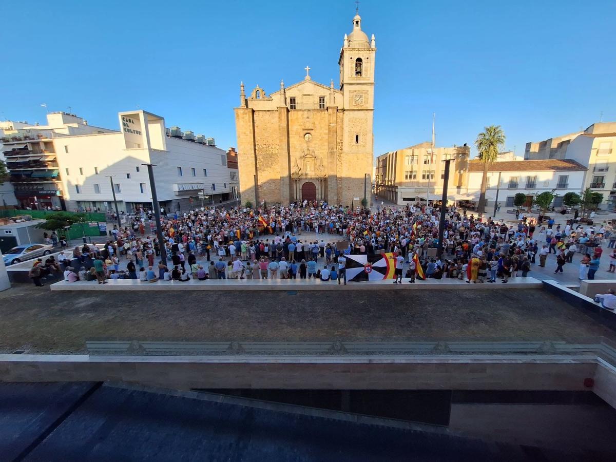 Las manifestaciones en apoyo de Ceuta en Extremadura.