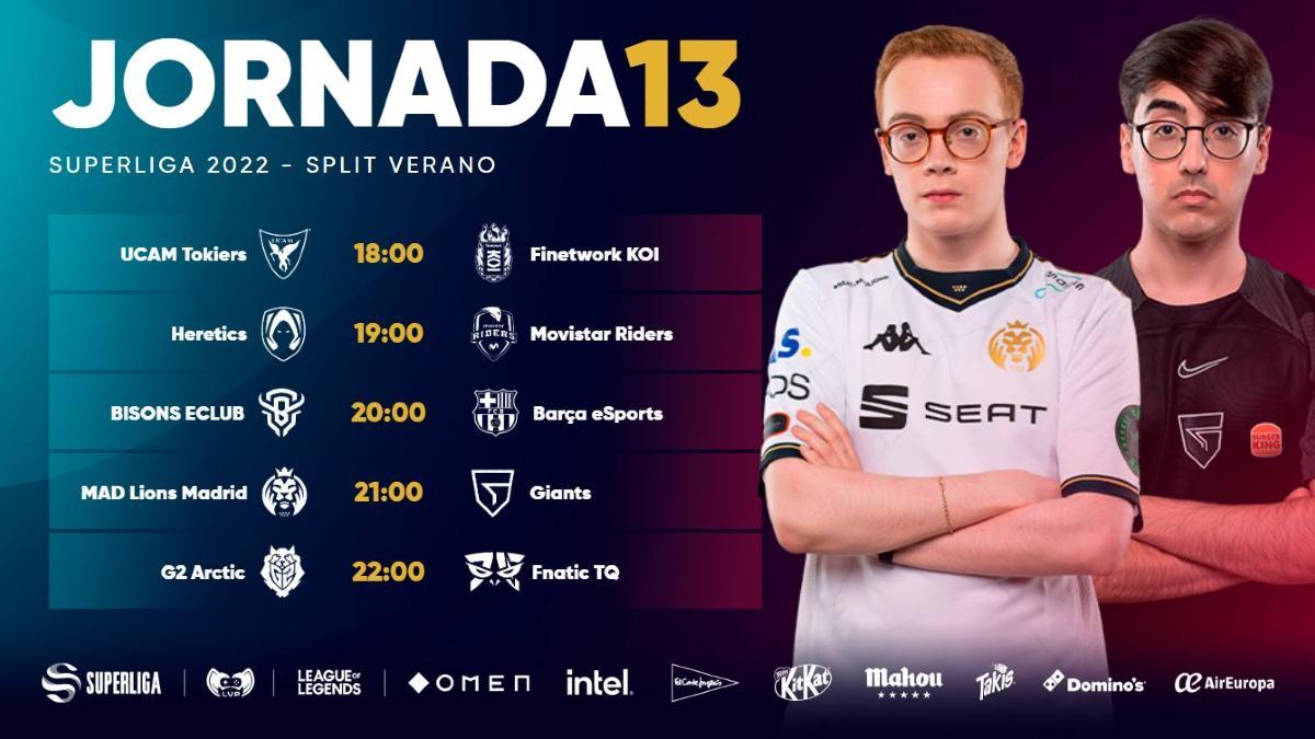 Próxima jornada de la Superliga de League of Legends de la LVP