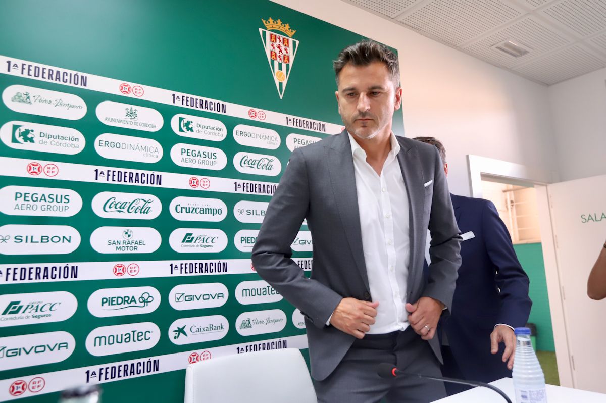 La presentación de Iván Ania en el Córdoba CF, en imágenes