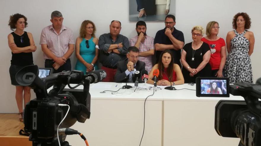 Imagen de la reunión de socialistas en Rojales.