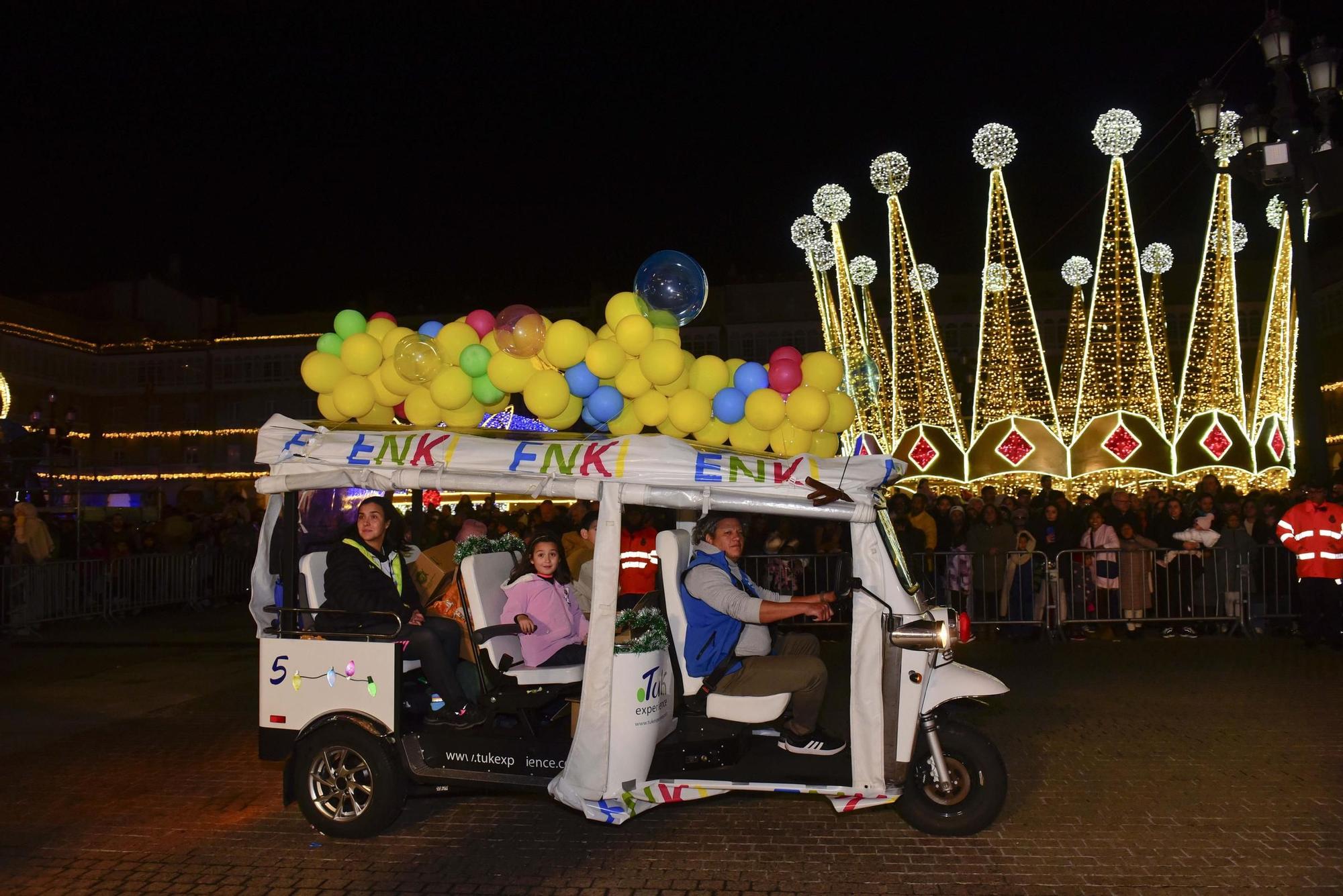 La llegada de los Reyes Magos a María Pita