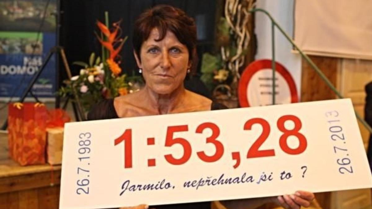 Jarmila Kratochvilova tiene el récord más antiguo del atletismo