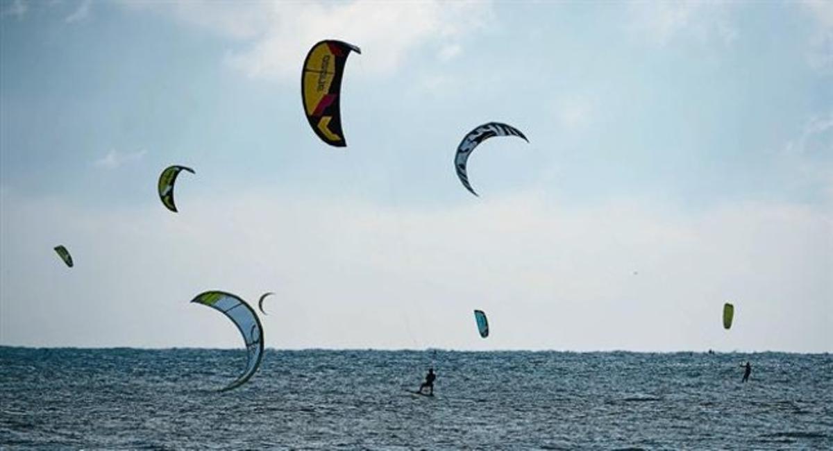 Participants en el campionat d’Europa, ahir a Castelldefels.