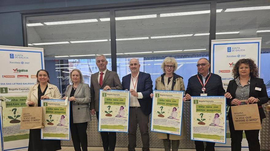 Vegalsa-Eroski homenaxea a Begoña Caamaño en 150 establecementos de Galicia este sábado
