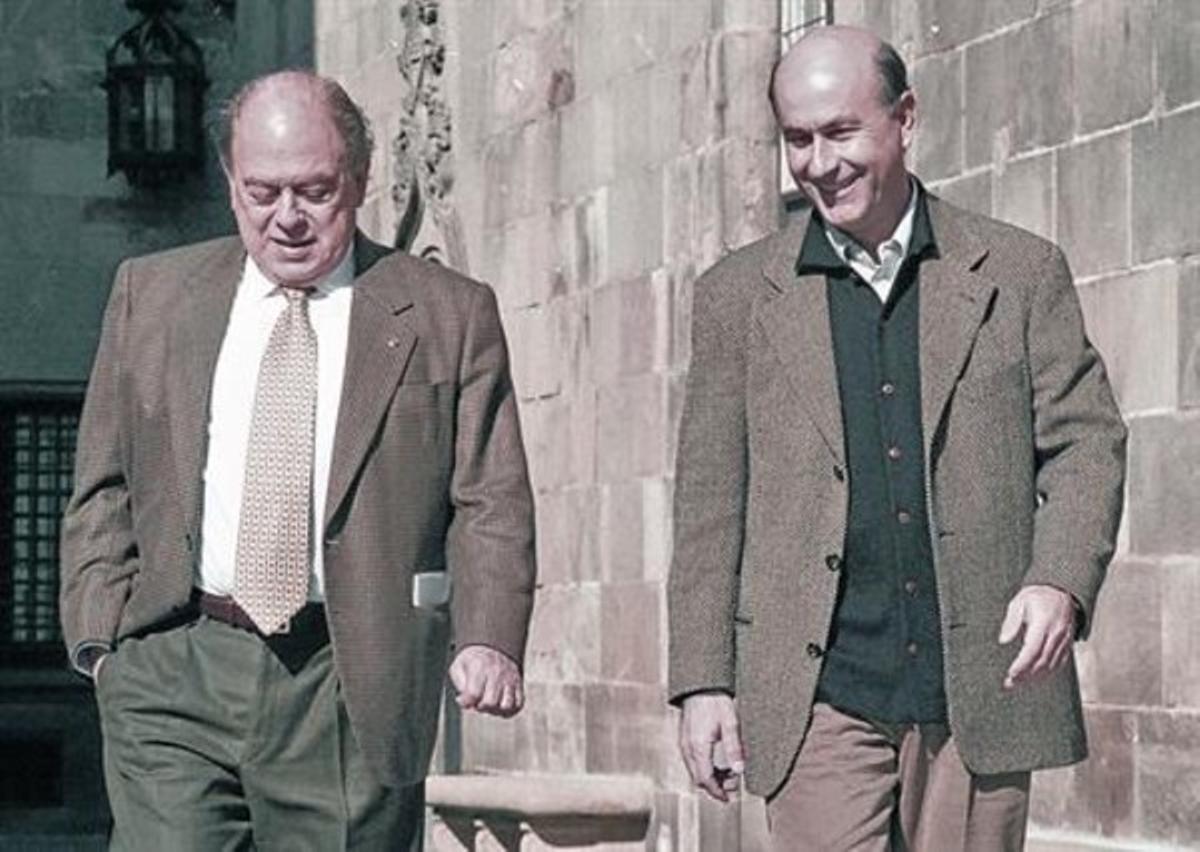 Delfí fallit 8 Jordi Pujol i Duran Lleida, al Palau de la Generalitat, el 8 de febrer de 1997.