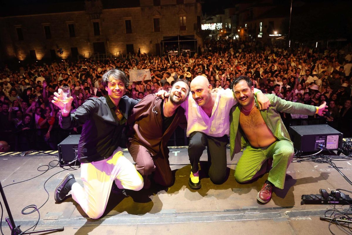 The Rapants en un concierto en Cambados. Noe Parga