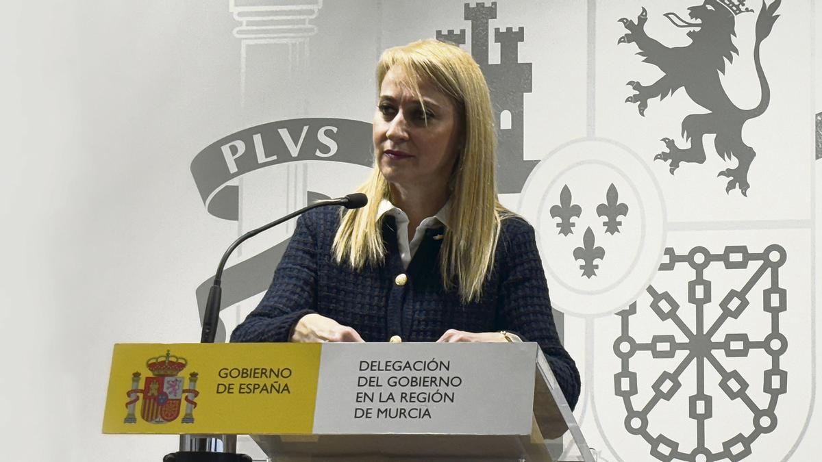 Mariola Guevara, delegada del Gobierno de España en la Región de Murcia.