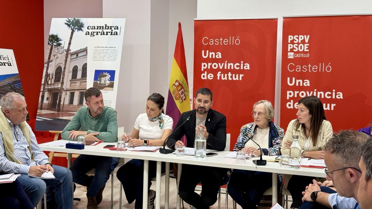 Reunió de la comissió esecutiva provincial del PSPV de Castelló.