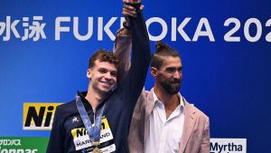 Un històric Marchand trenca l’únic rècord mundial vigent de Phelps