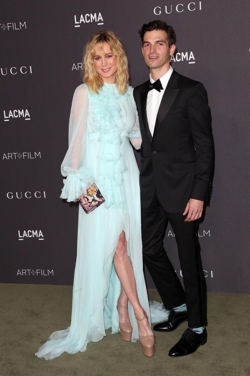 Brie Larson y Alex Greenwald en la gala LACMA Art+Film 2016