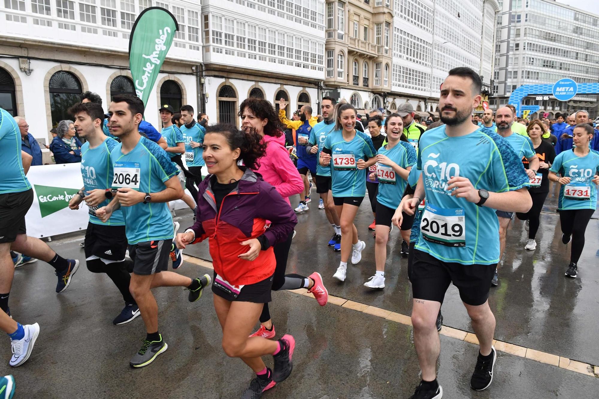 Carrera popular Coruña10: 2.186 corredores cruzaron la línea de meta