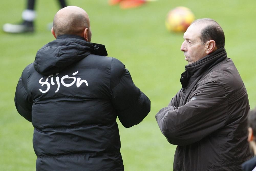 Entrenamiento del Sporting de Gijón