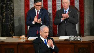 Benjamin Netanyahu, en el Capitolio de los EEUU