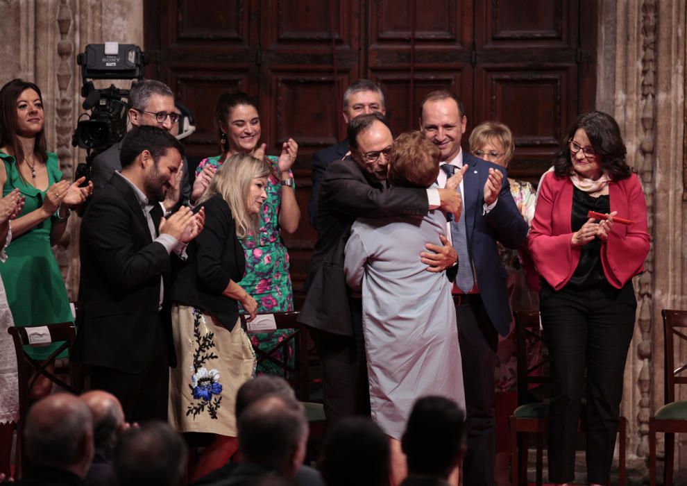 Acto institucional por el 9 d'Octubre en el Palau de la Generalitat