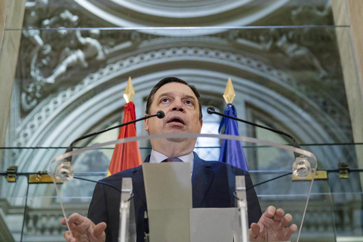 El ministro de Agricultura, Pesca y Alimentación, Luis Planas
