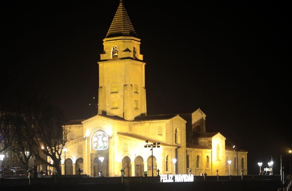 Luces de Navidad en Gijón